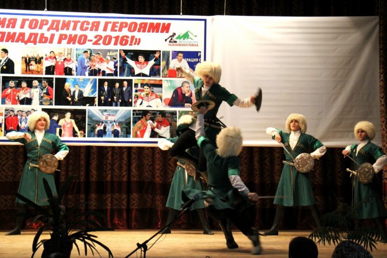 Чествование Олимпийского чемпиона Садулаева А.Б. -РИО 2016 г.