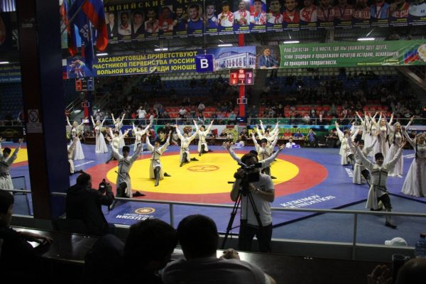 Открытие первенства России по вольной борьбе