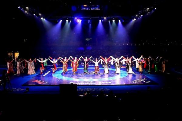 Церемония открытия Чемпионата России по спортивной борьбе.