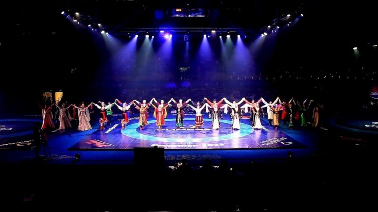Церемония открытия Чемпионата России по спортивной борьбе.